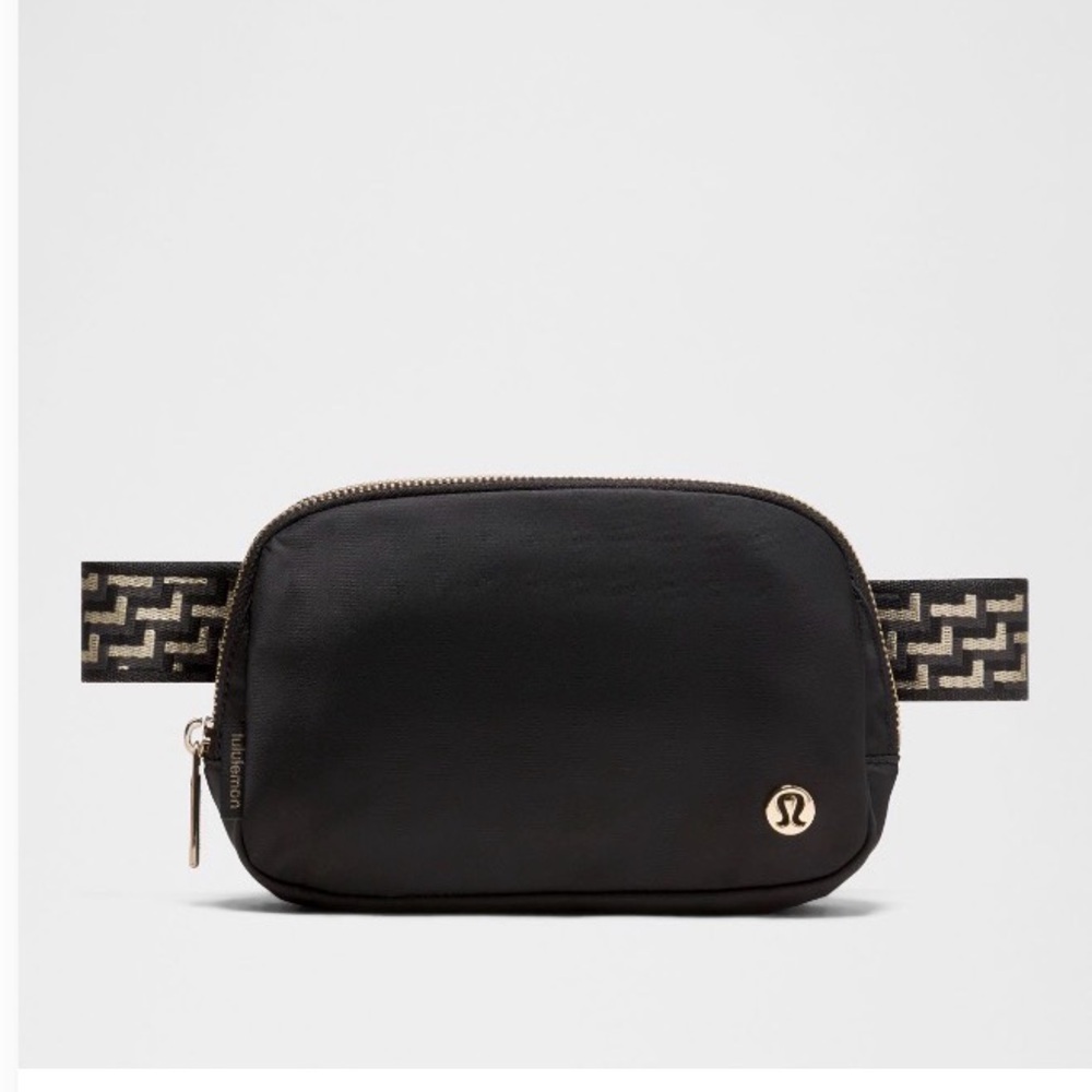 Lululemon *L Monogram Belt Bag Limited Edition Gold Luxury  Authentic Sealed NWT